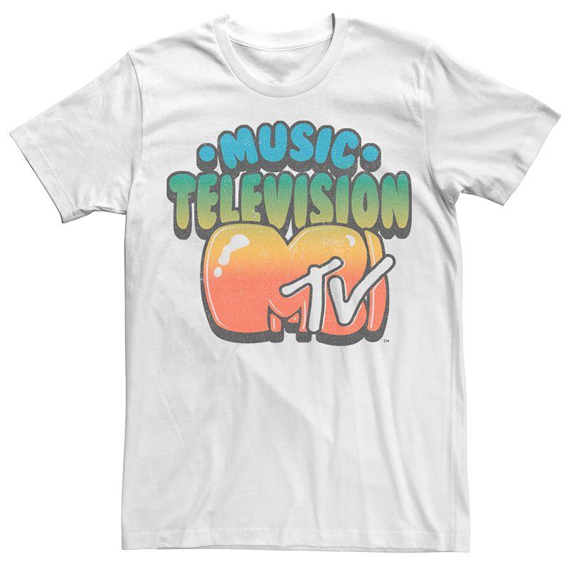 Men's MTV Gradient Bubble Logo Tee,  Product Image