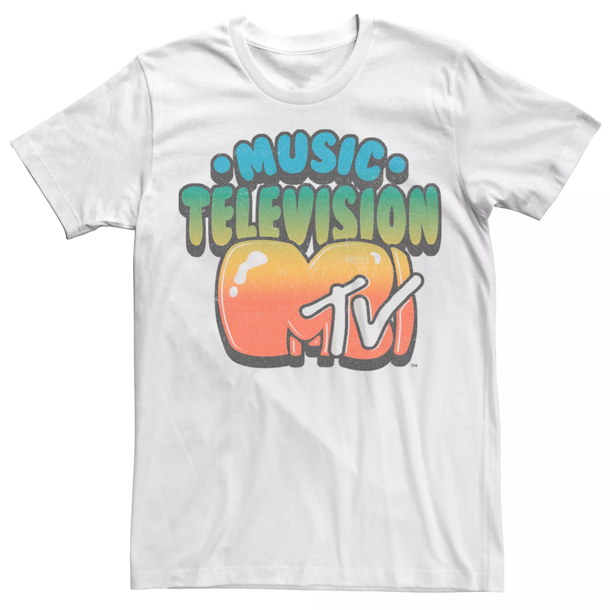 Men's MTV Gradient Bubble Logo Tee,  Product Image