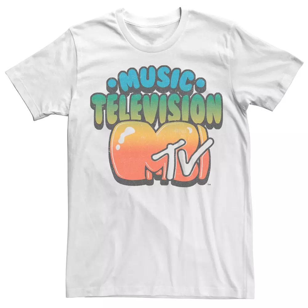 Men's MTV Gradient Bubble Logo Tee,  Product Image