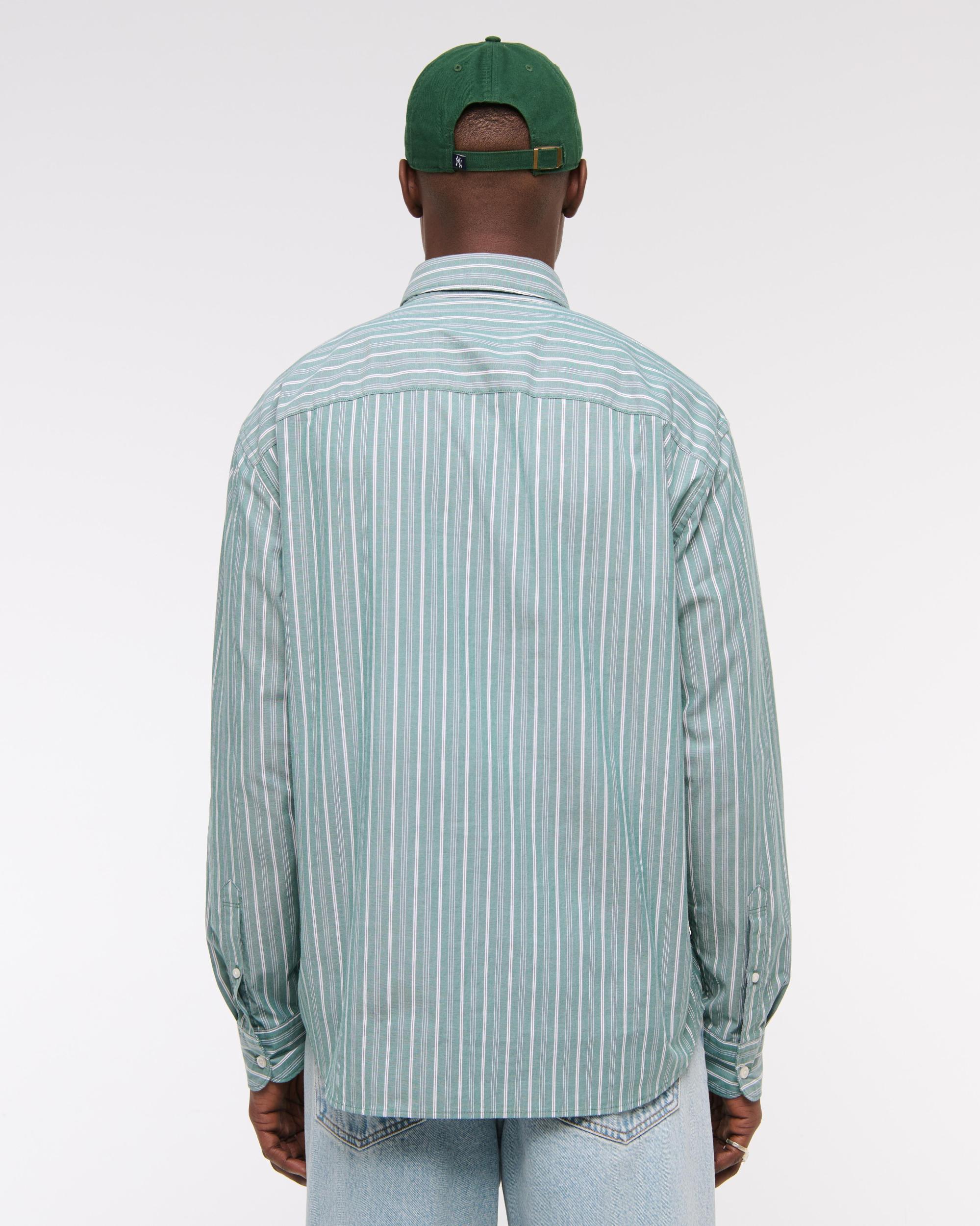 Poplin Button-Up Shirt Product Image