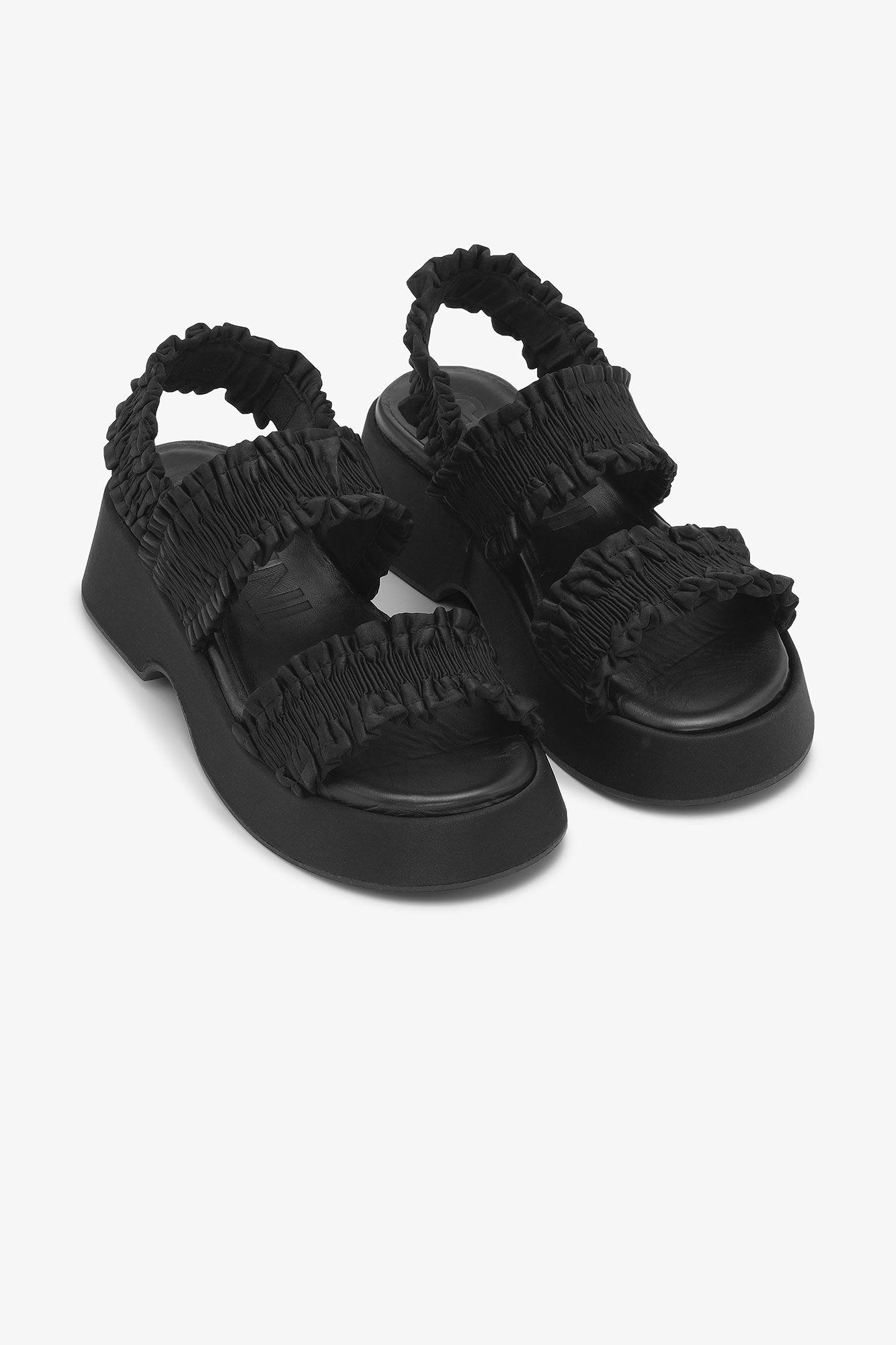 Smock Flatform Sandals Product Image