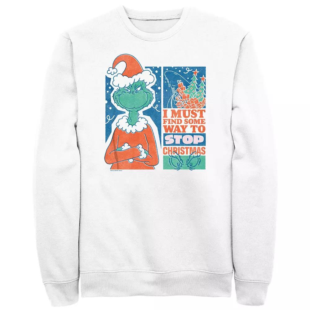 Big & Tall Dr. Seuss Grinch Must Stop Christmas Graphic Fleece, Men's,  Product Image