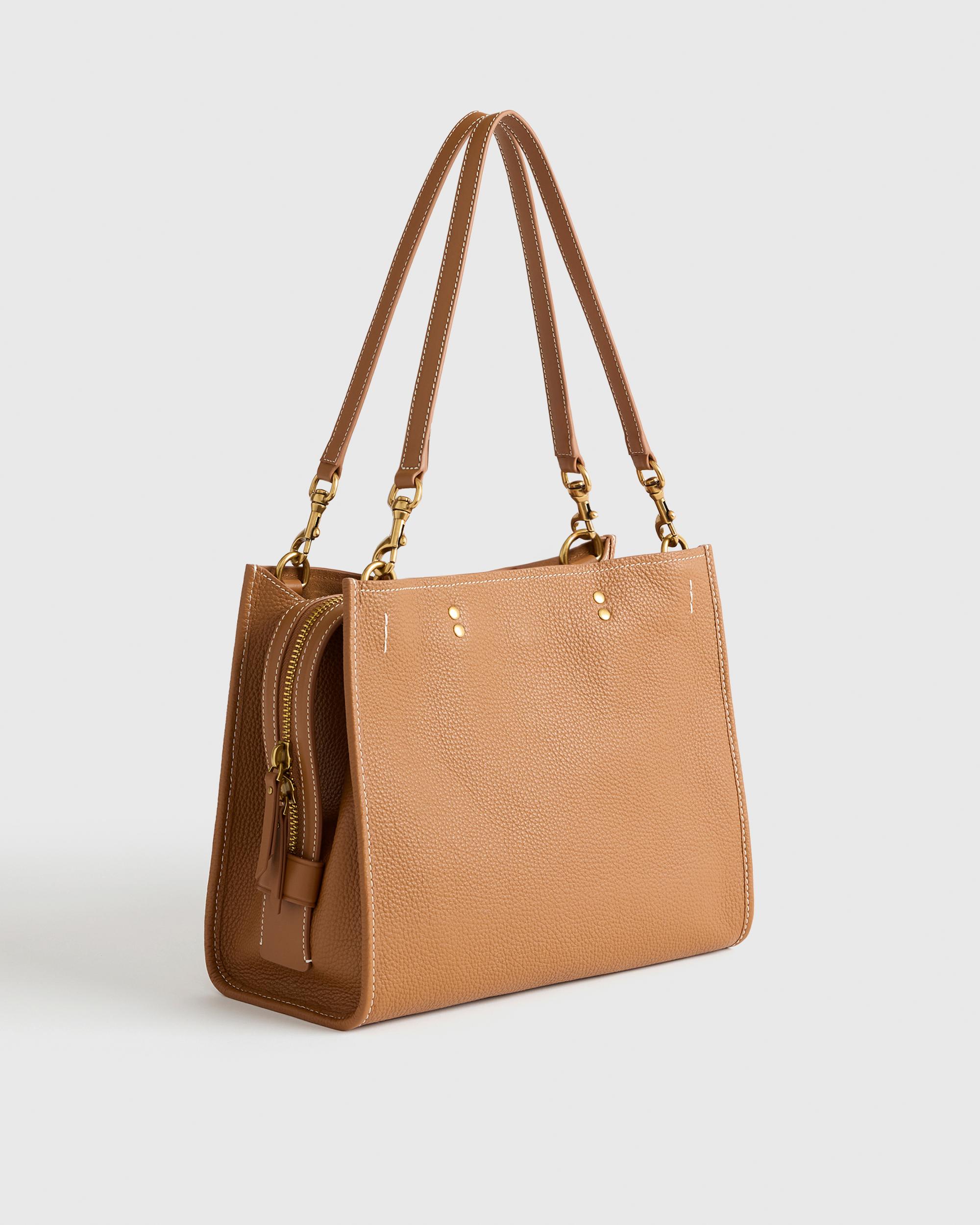 Quince | Women's Italian Leather Medium Convertible Satchel Product Image