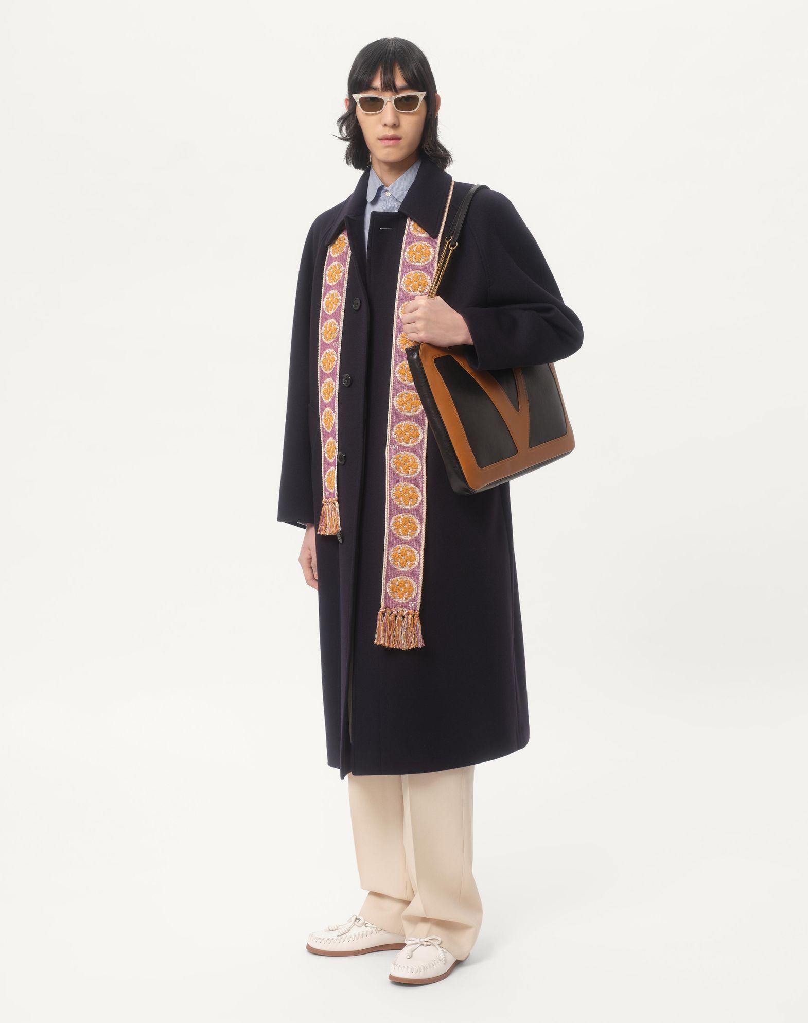 Single-Breasted Wool And Cashmere Coat Product Image