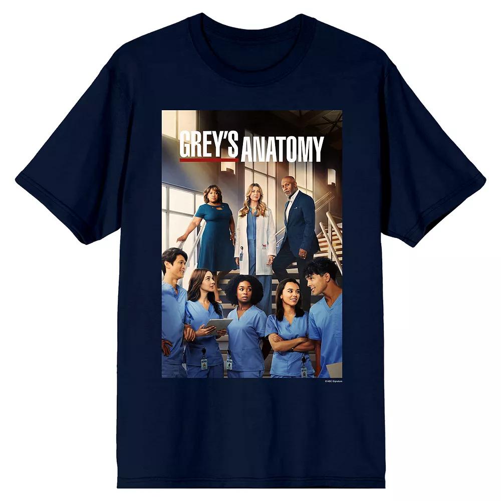 Men's Greys Anatomy Characters Graphic Tee,  Product Image