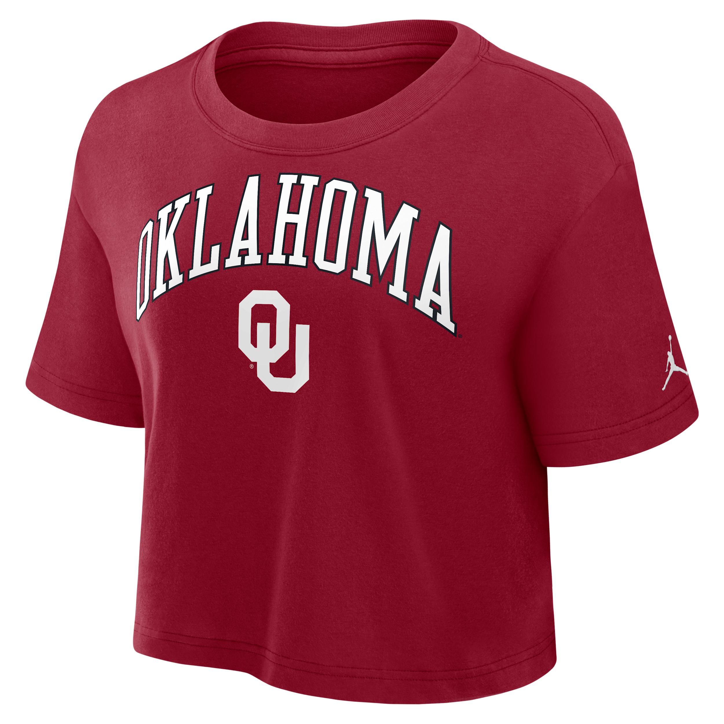 Duke Athletic Prep Arch Nike Womens Dri-FIT College Cropped T-Shirt | 01D44EVDU-X0L Product Image