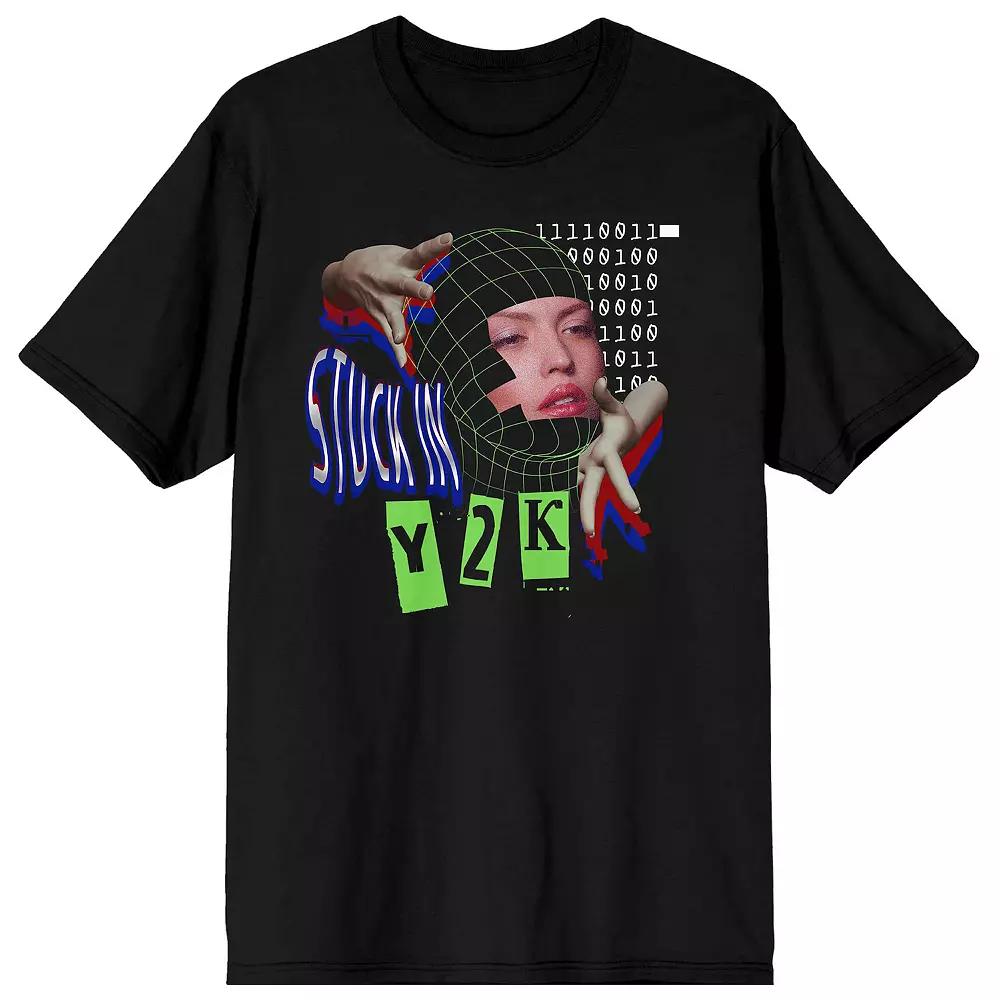 Men's Low Poly Y2K Trend Stuck Tee,  Product Image