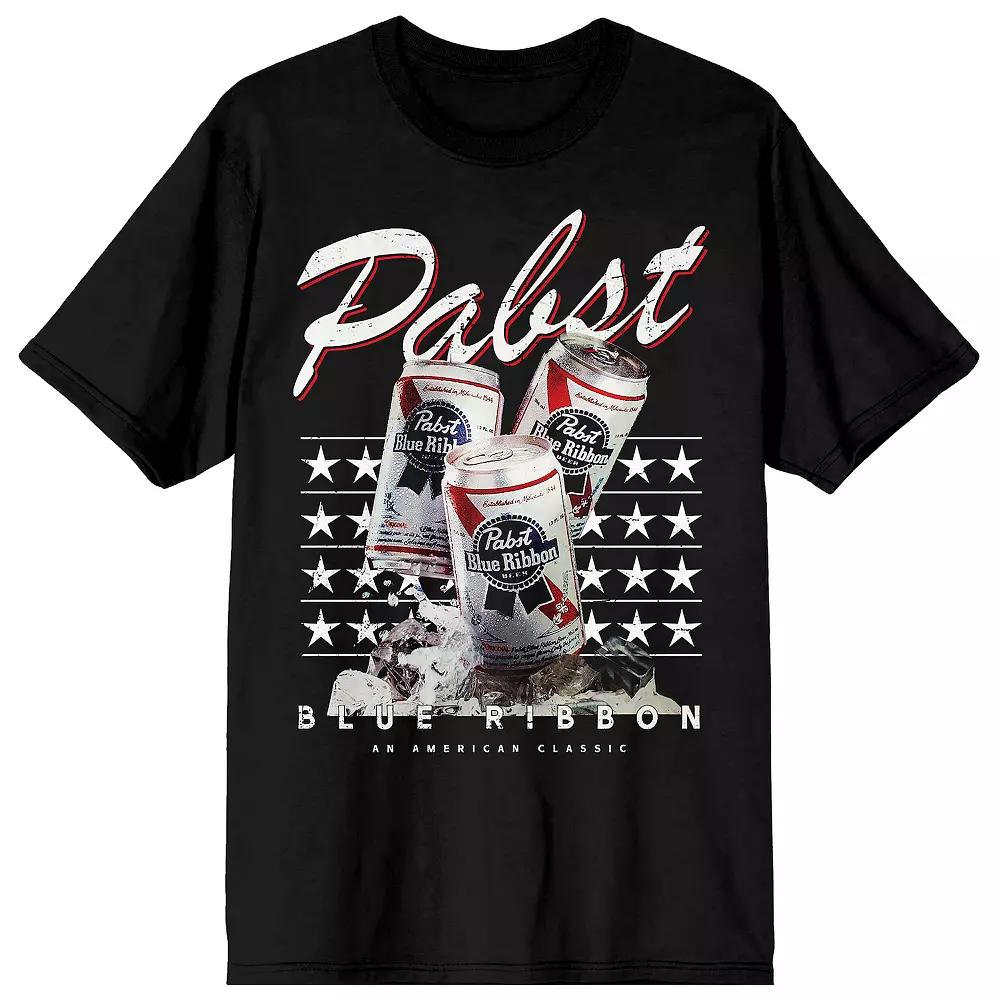 Men's Pabst Blue Ribbon Patriotic Graphic Tee,  Product Image