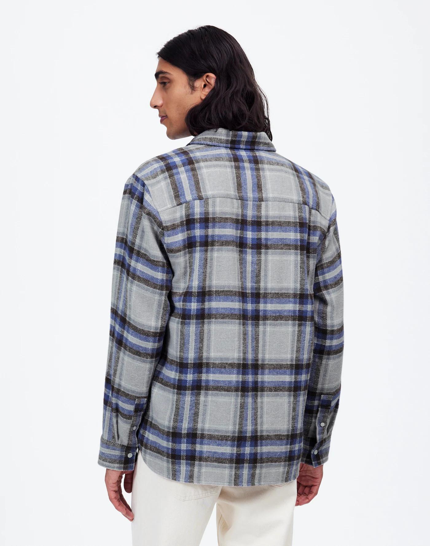 Brushed Flannel Easy Long-Sleeve Shirt Product Image