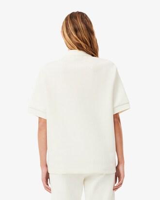 Oversized Piqué Polo Shirt Product Image