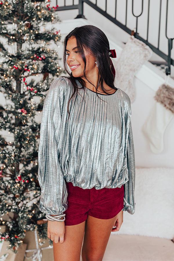 NYC Lights Pleated Top Product Image