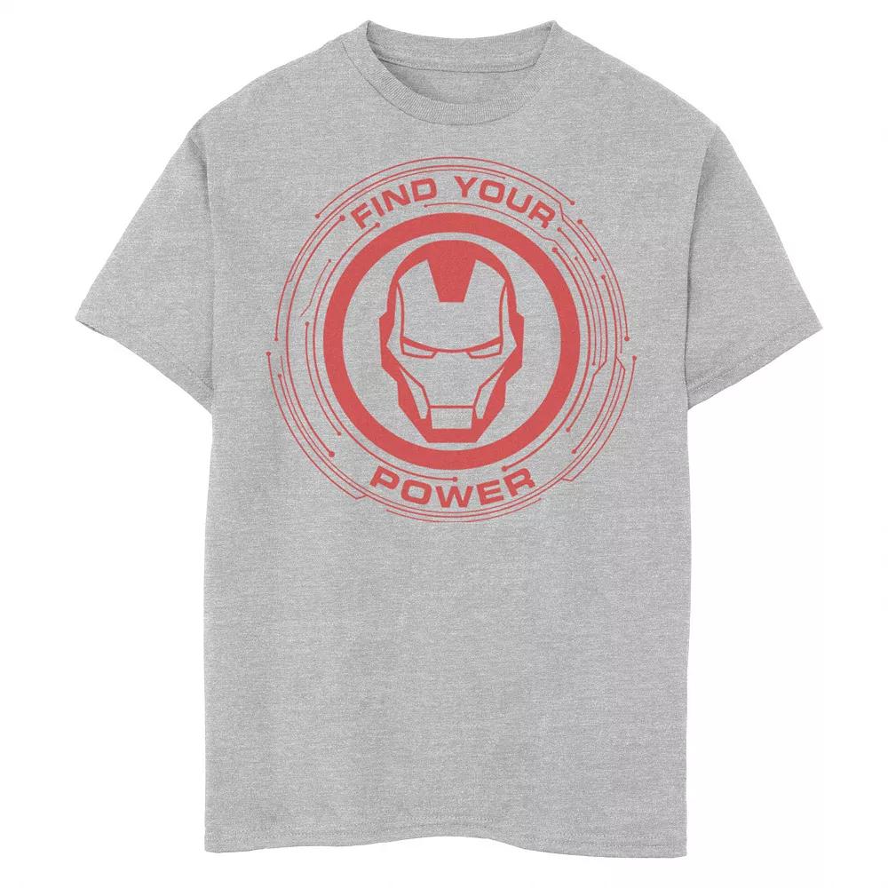 Boys 8-20 Marvel Iron Man Find Your Power Simple Logo Graphic Tee, Boy's,  Product Image