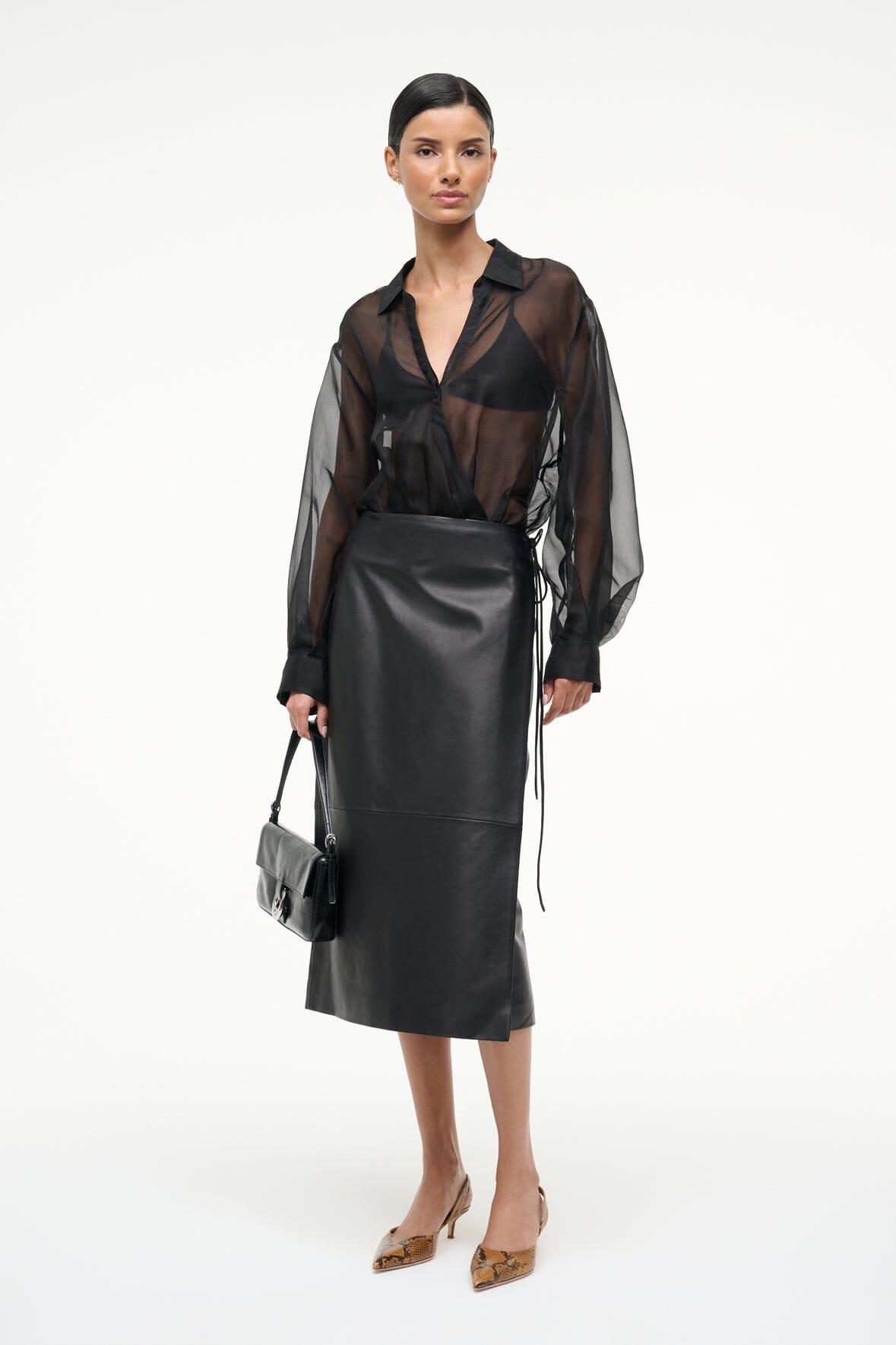 EVE SILK BODYSUIT | BLACK Product Image