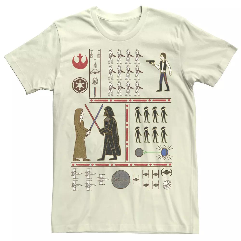 Men's Star Wars Hieroglyphic Style Tee,  Product Image