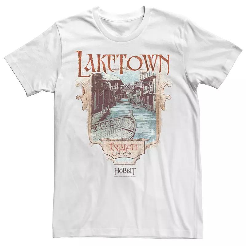 Men's The Hobbit Laketown Poster Draw Tee,  Product Image