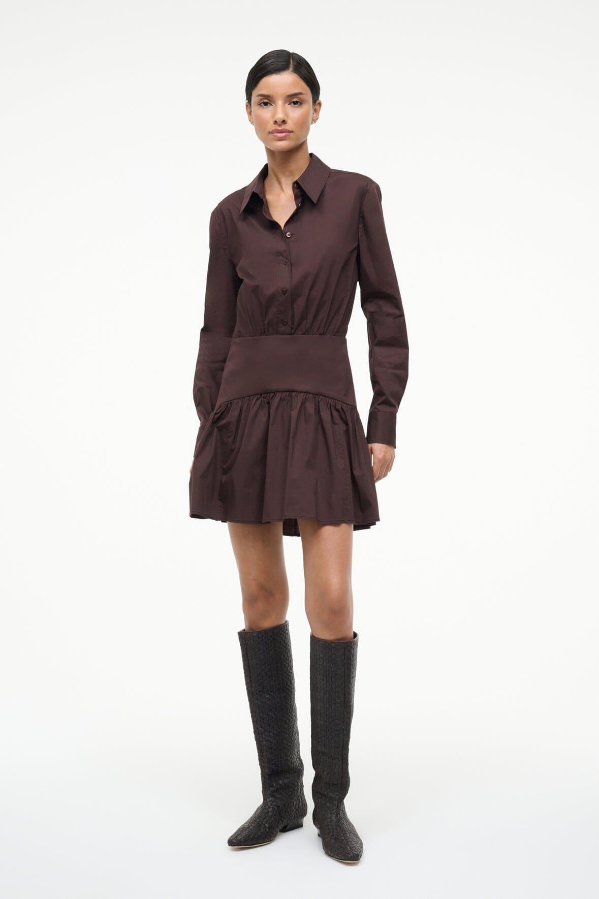 WALLY FLAT BOOT | ESPRESSO WOVEN LEATHER Product Image