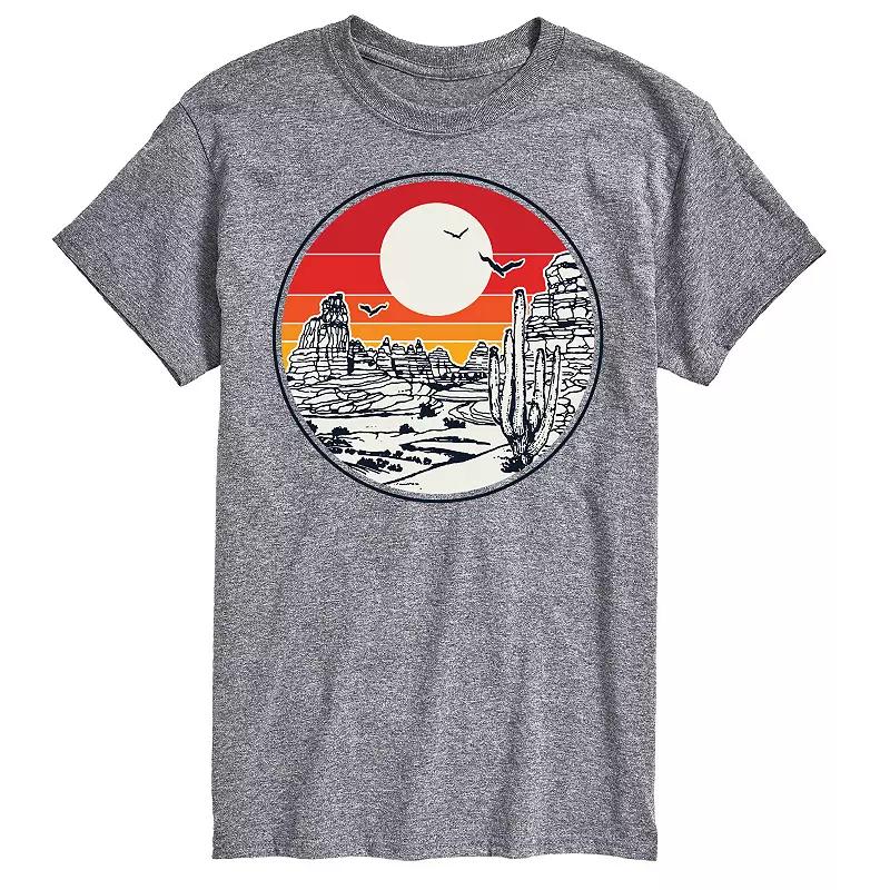 Big & Tall Desert Canyon Tee, Men's, Size: XXL Tall, Gray Product Image