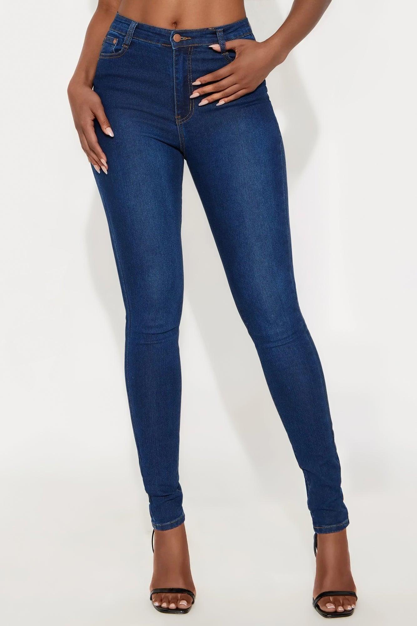 Tall Marilyn High Waisted Skinny Jeans - Dark Wash Female Product Image