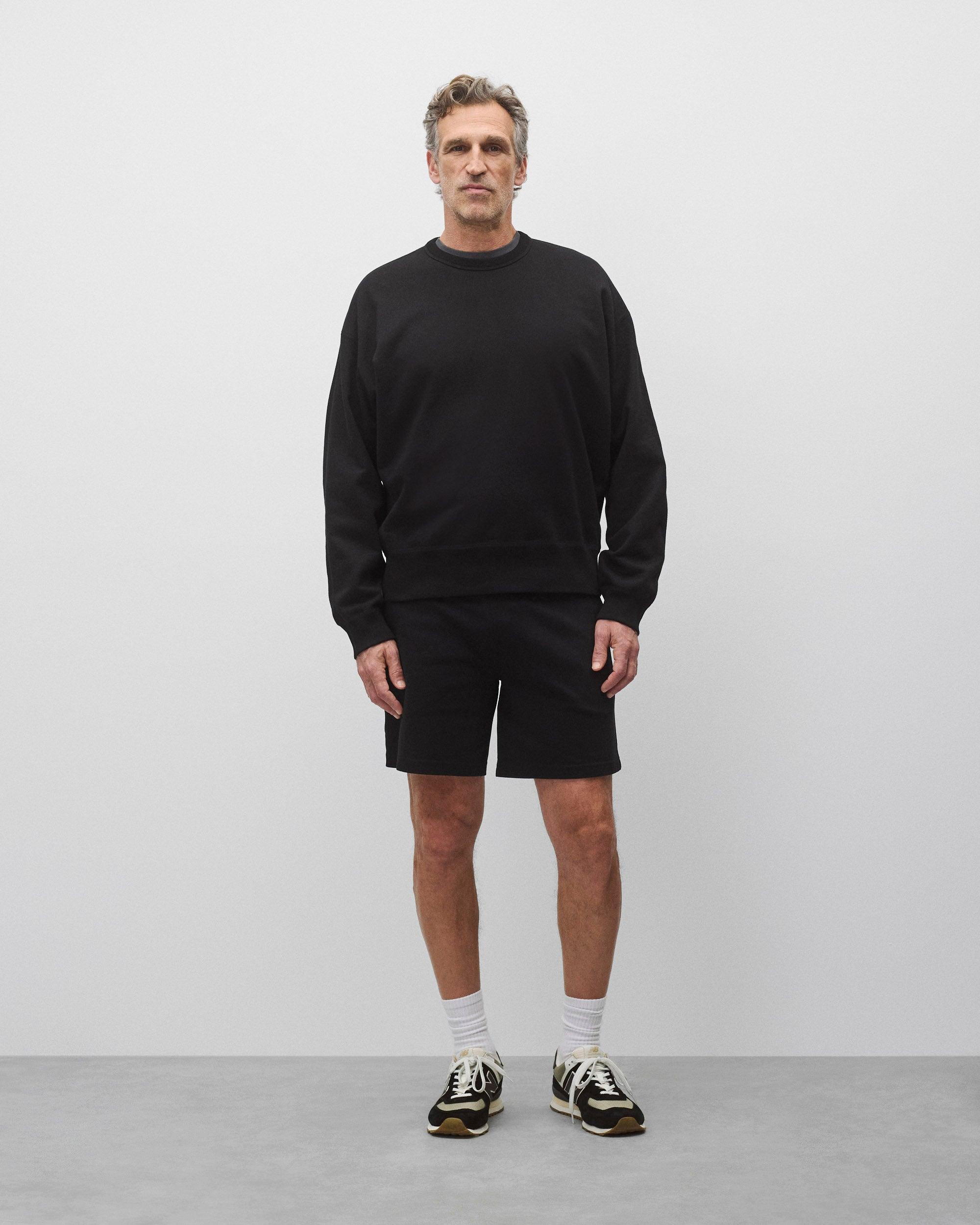 Midweight Terry Relaxed Crewneck Male Product Image