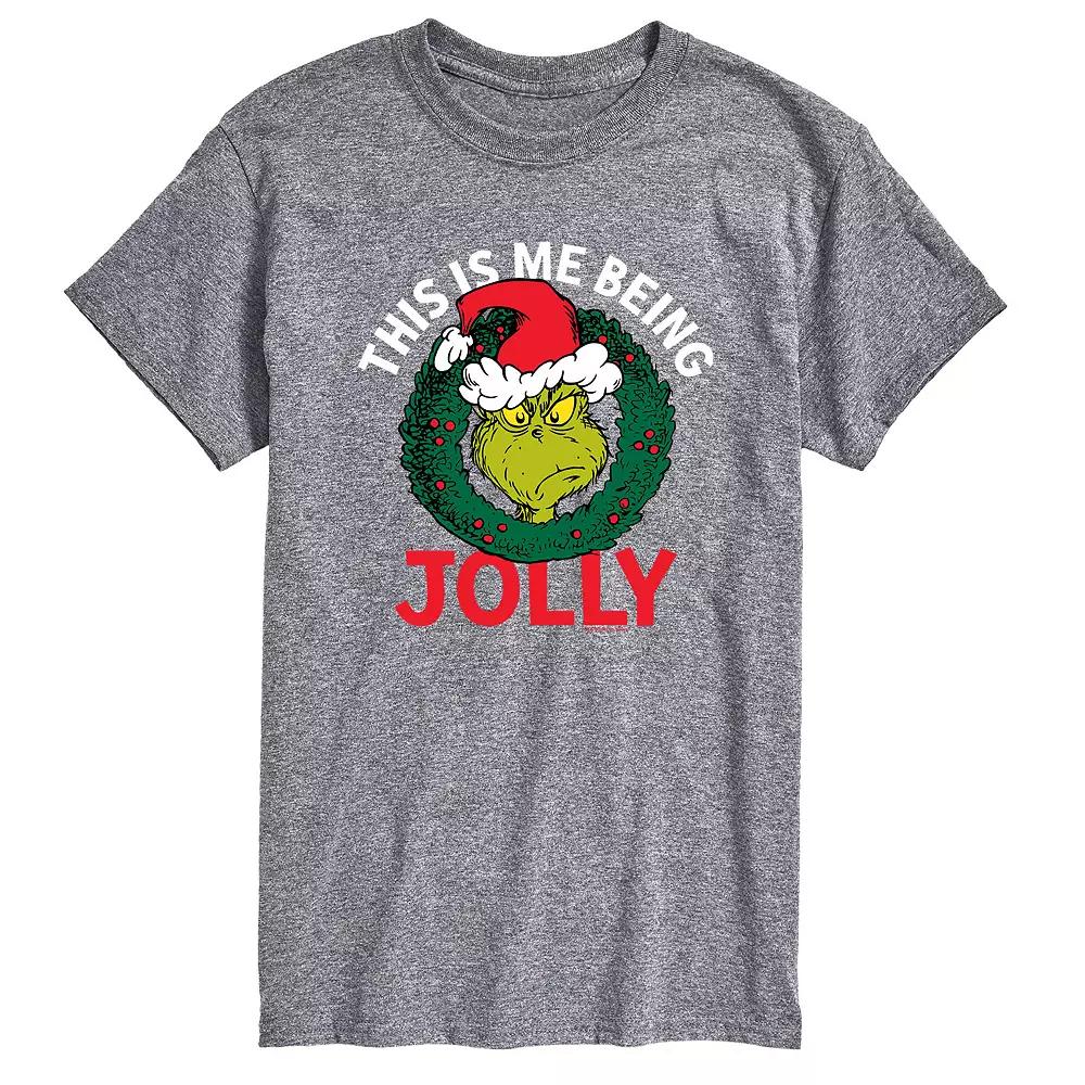 Men's Dr. Seuss The Grinch "This Is Me Being Jolly" Tee,  Product Image