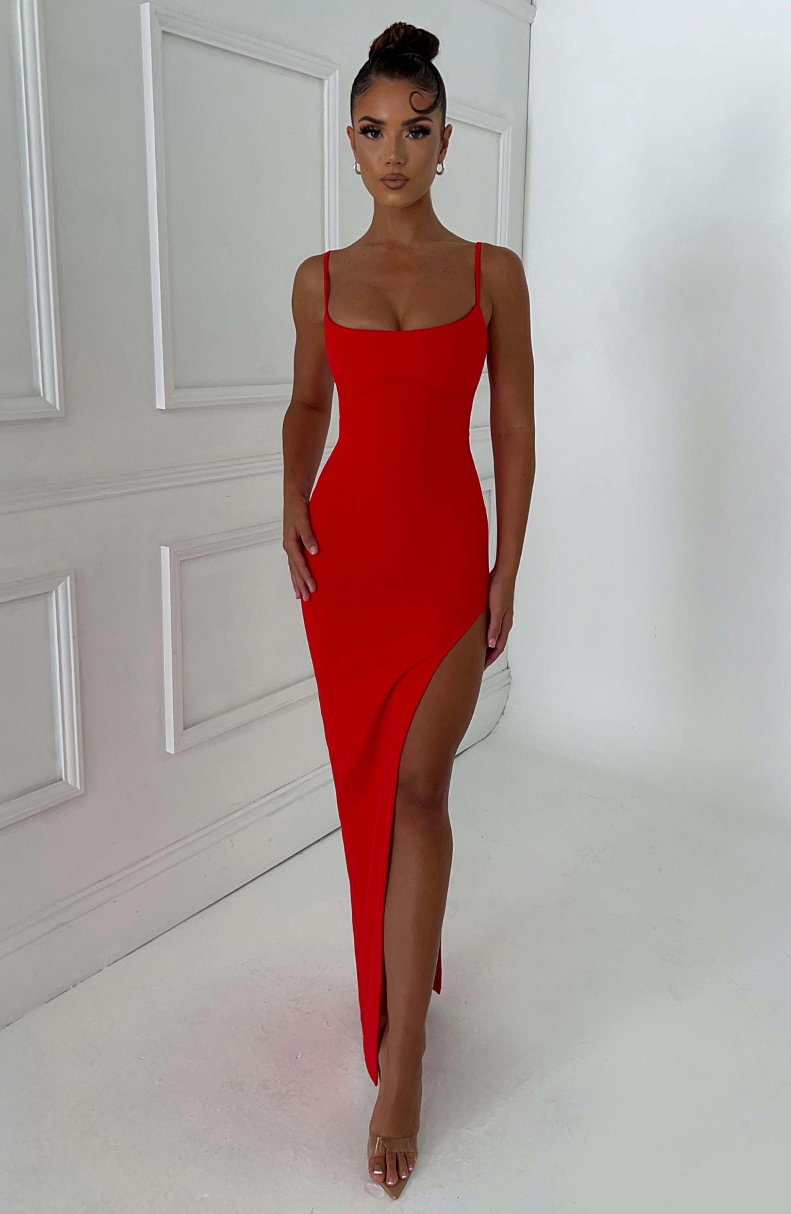 Tiarne Maxi Dress - Red Product Image