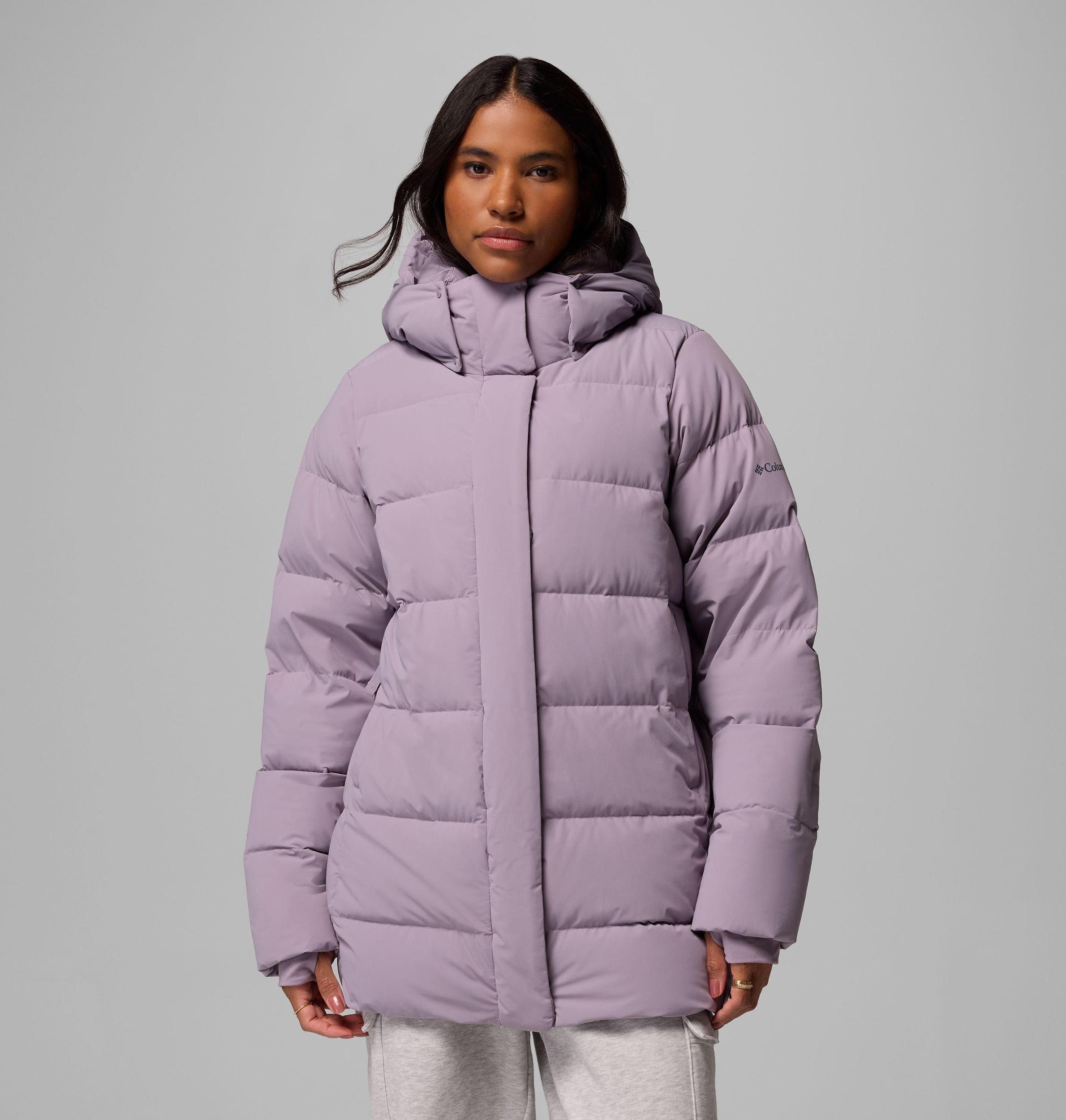 Columbia Womens Amaze Puff Mid Hooded Jacket- Product Image