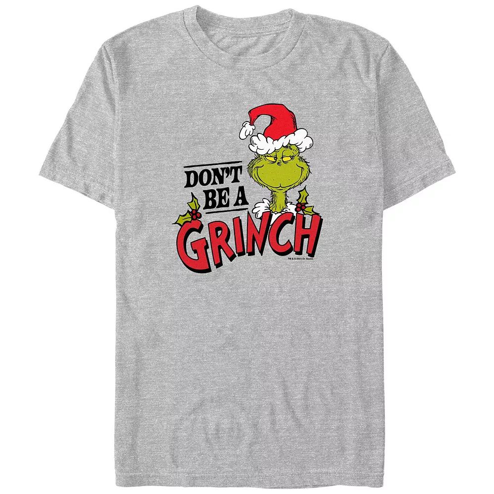 Big & Tall Dr. Seuss Don't Be A Grinch Graphic Tee, Men's,  Product Image