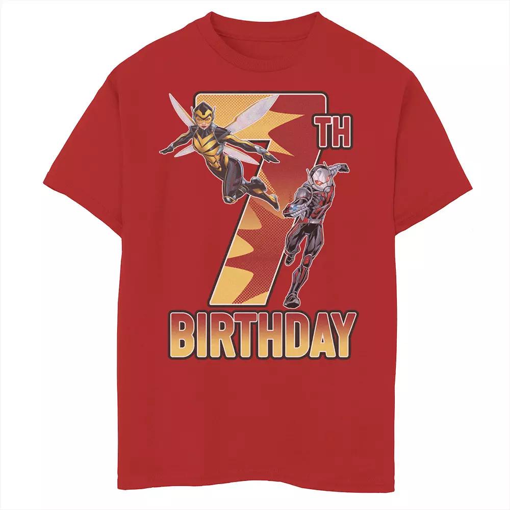 Boys 6-20 Marvel Ant-Man & Wasp 7th Birthday Graphic Tee, Boy's,  Product Image