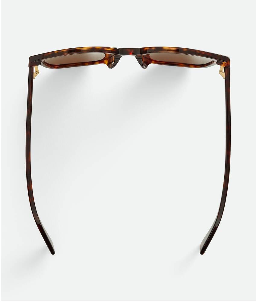 Soft Recycled Acetate Square Sunglasses in Havana / Brown Product Image