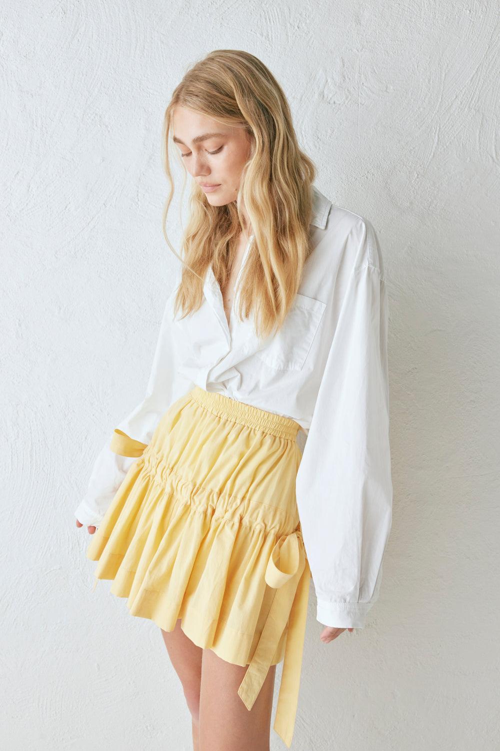 Lily Mini Skirt Yellow Product Image