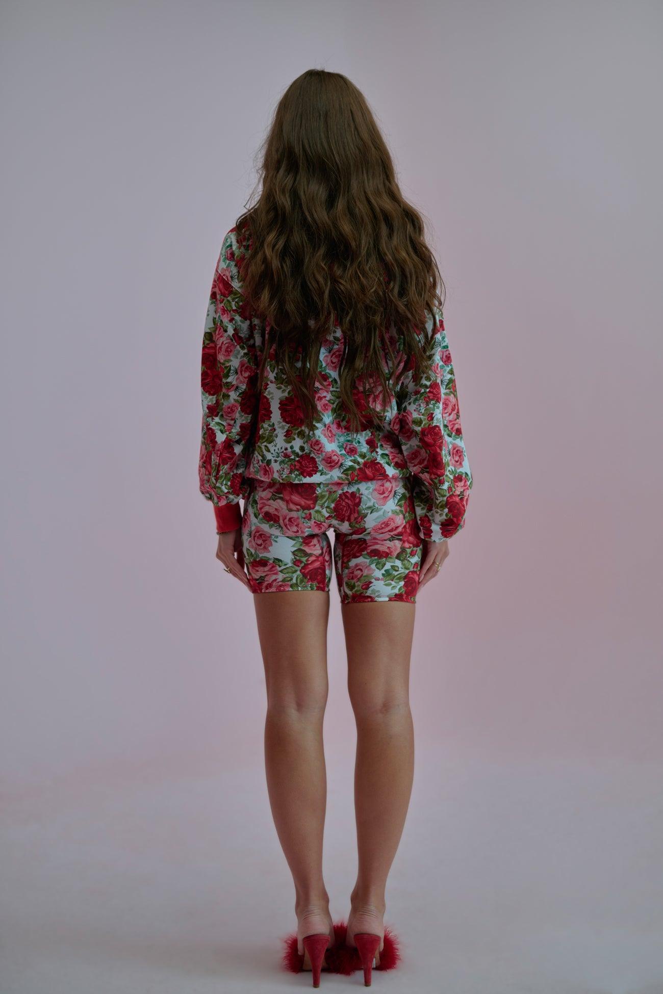 Roses Are Red Pillow Short Set Product Image