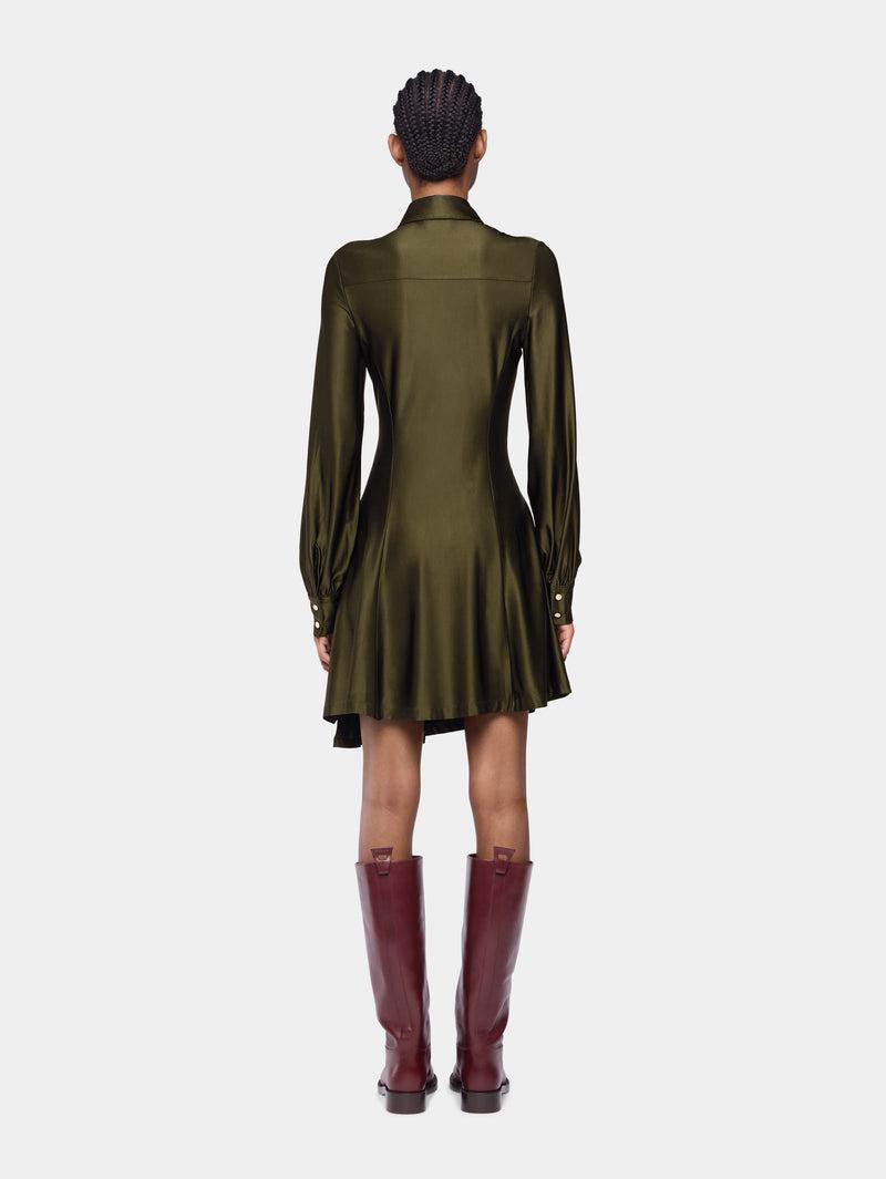 DRAPED MINI DRESS IN JERSEY Product Image