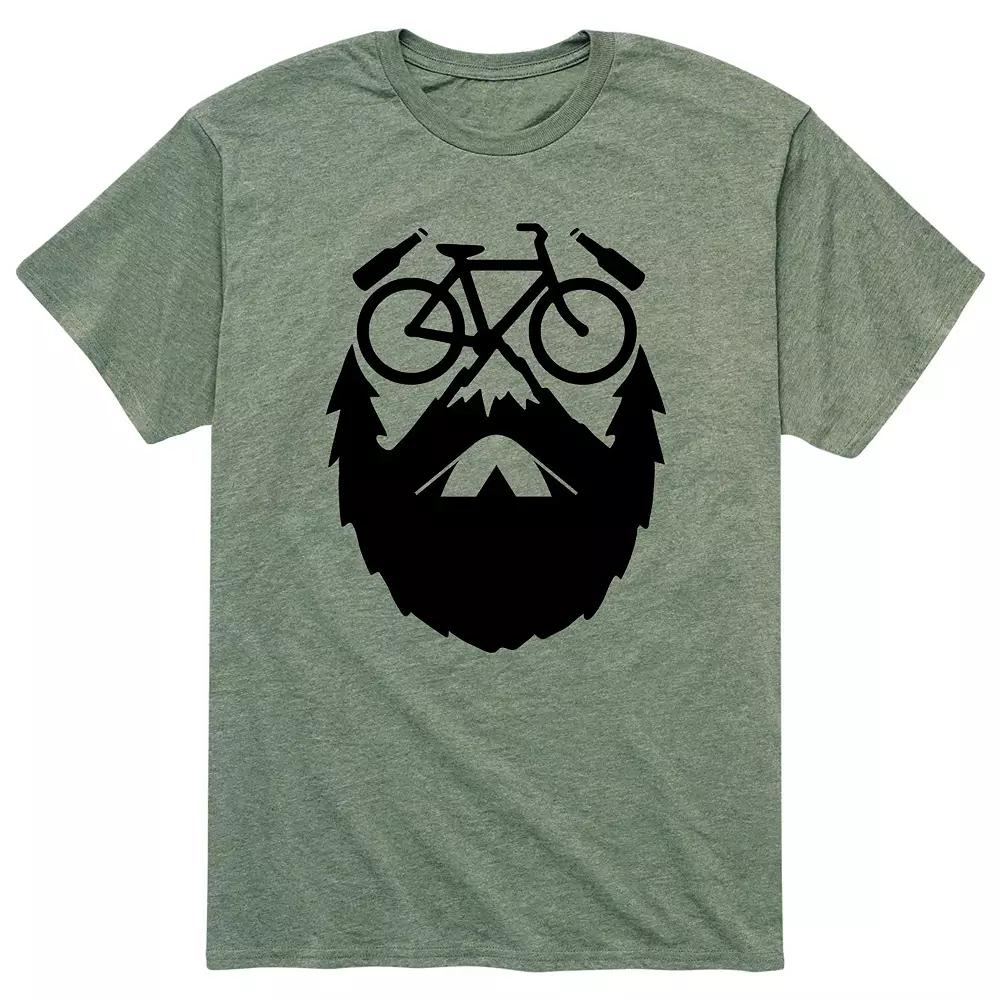 Men's Bike Beard Tee,  Product Image