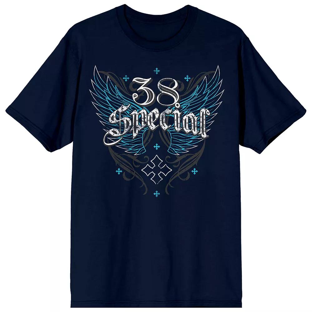 Men's 38 Special Winged Band Logo Short Sleeve Graphic Tee,  Product Image