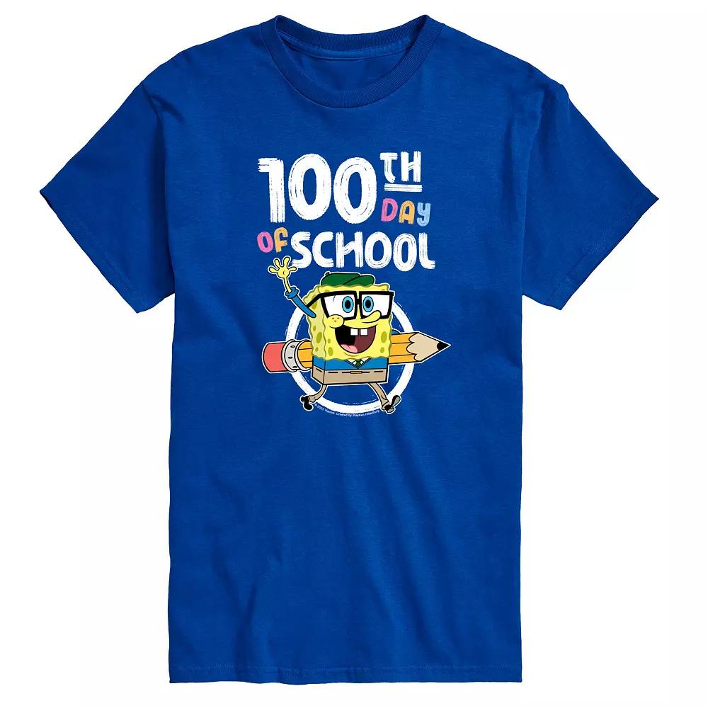Men's SpongeBob SquarePants 100th Day Graphic Tee,  Product Image