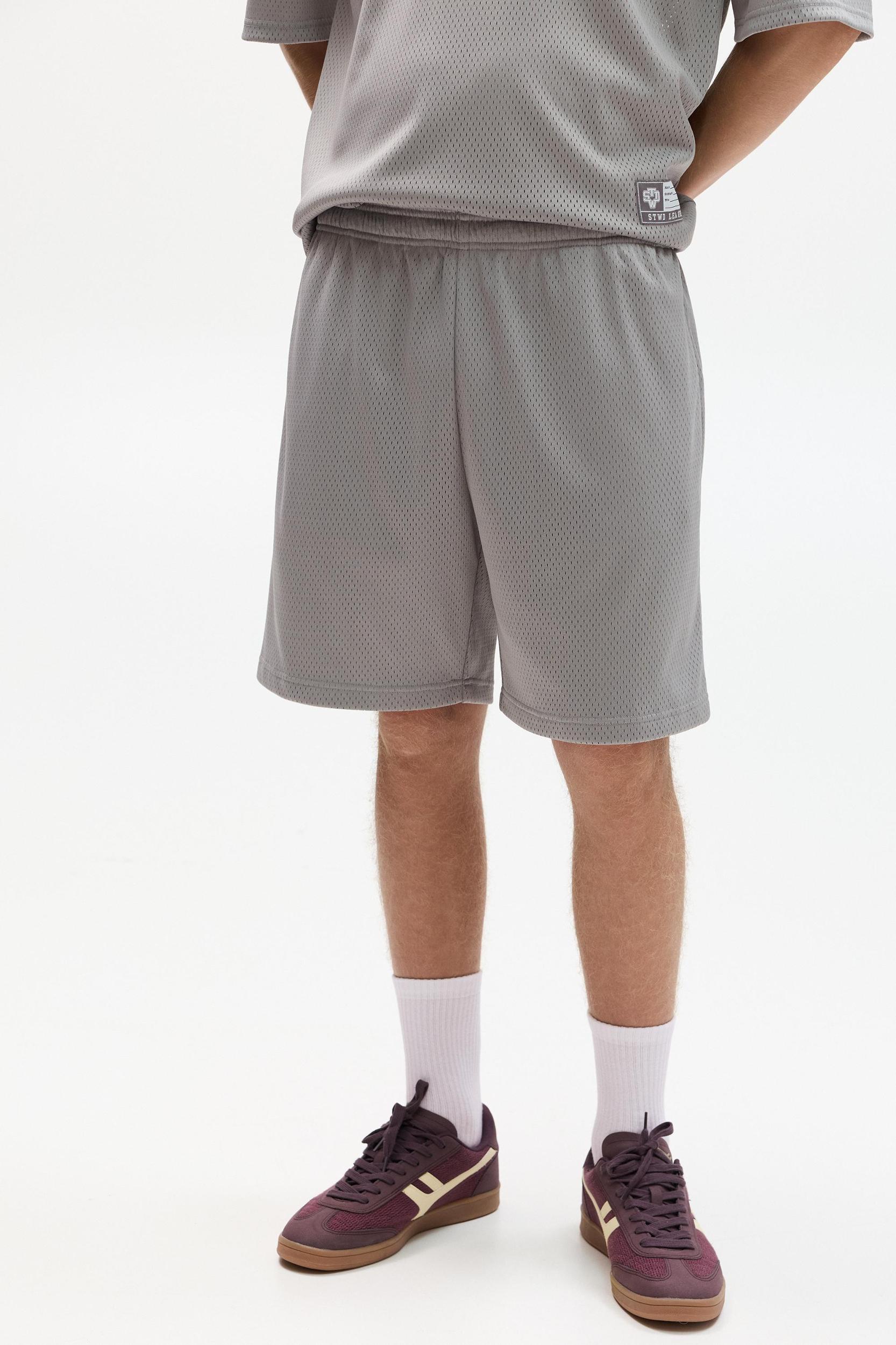 Mesh Bermuda sweat shorts Product Image