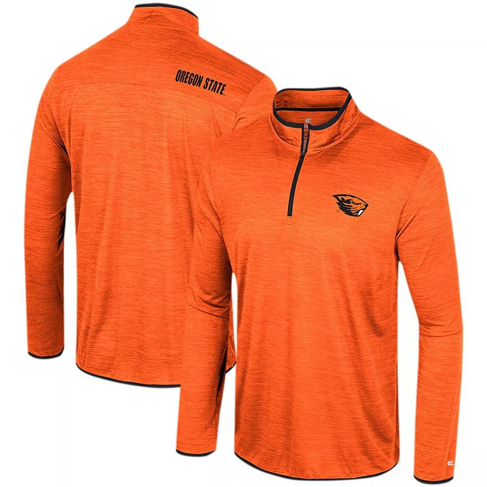 Men's Colosseum Orange Oregon State Beavers Wright Quarter-Zip Windshirt, Size: XL Product Image