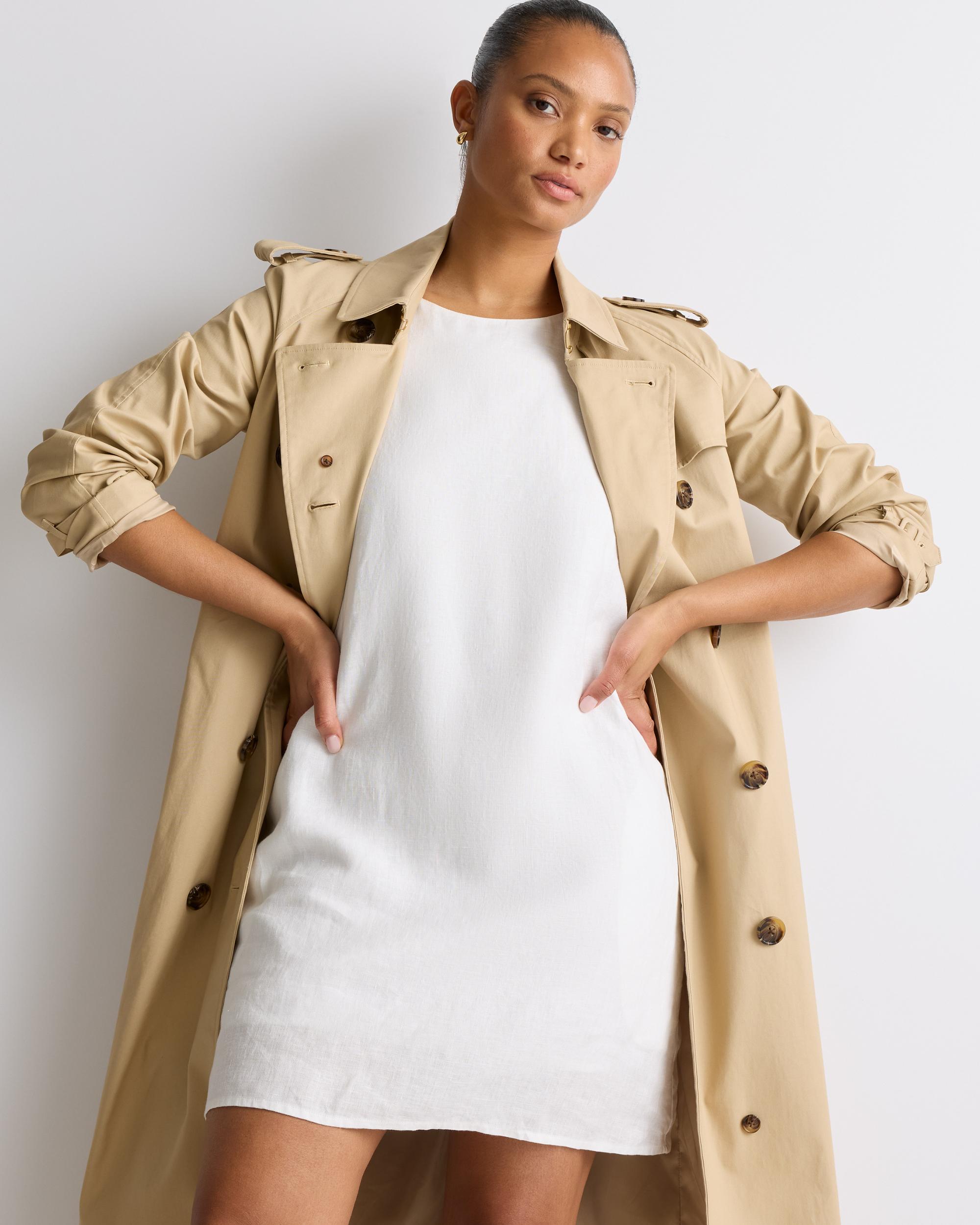 Quince | Women's 100% European Linen Tank Top Mini Dress Product Image