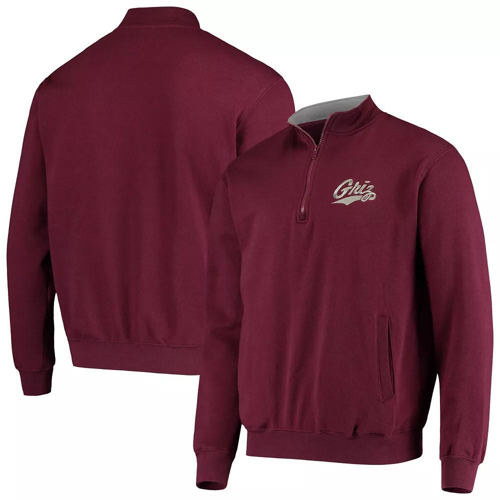 Men's Colosseum Maroon Montana Grizzlies Tortugas Logo Quarter-Zip Jacket,  Product Image