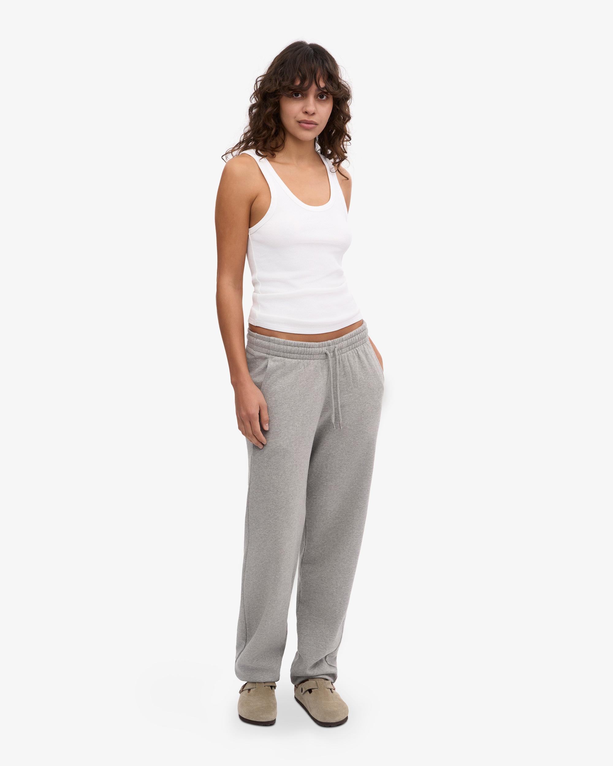 Organic Sweatpants - Heather Grey Product Image