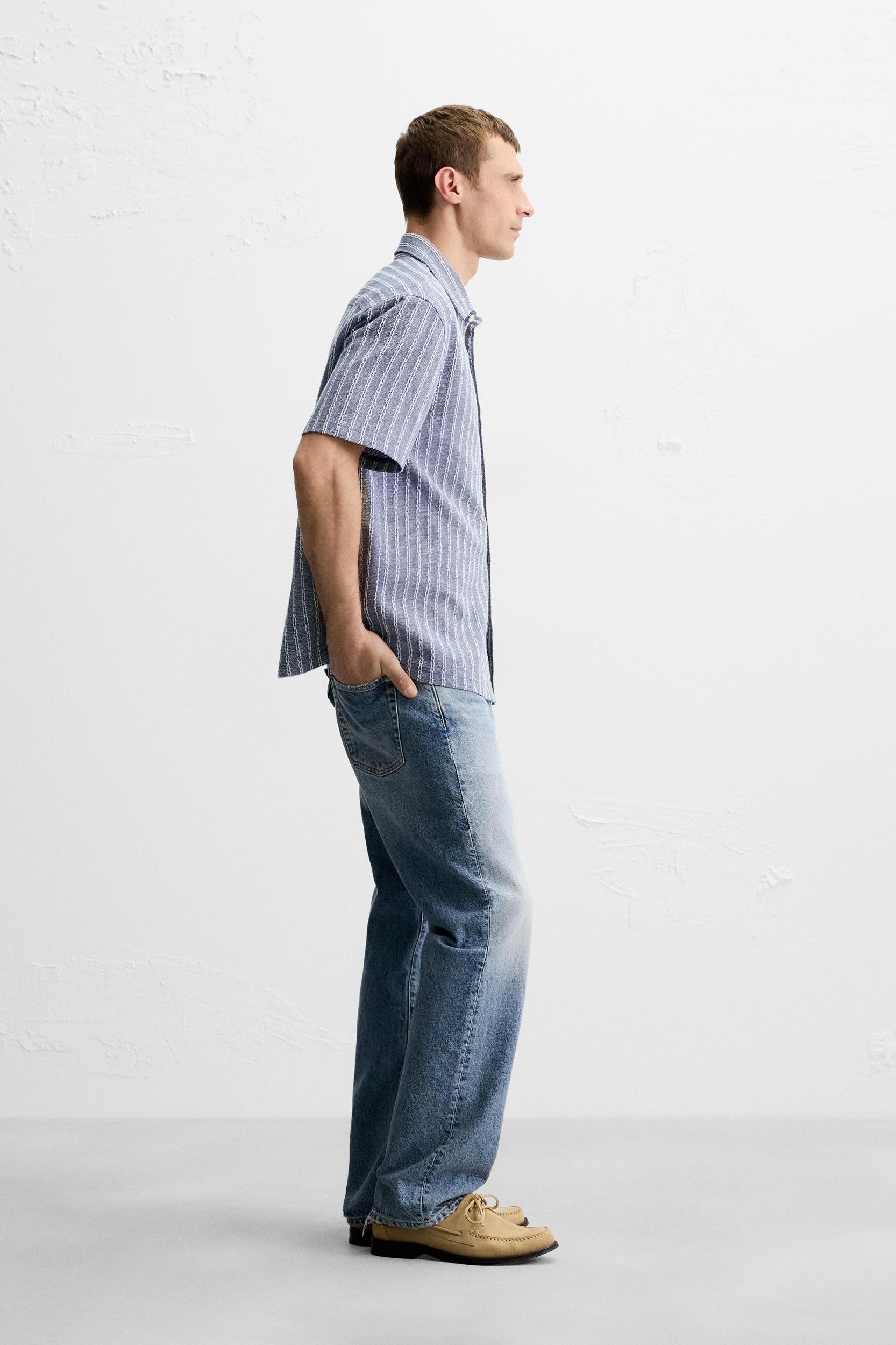 STRIPED JACQUARD SHIRT Product Image