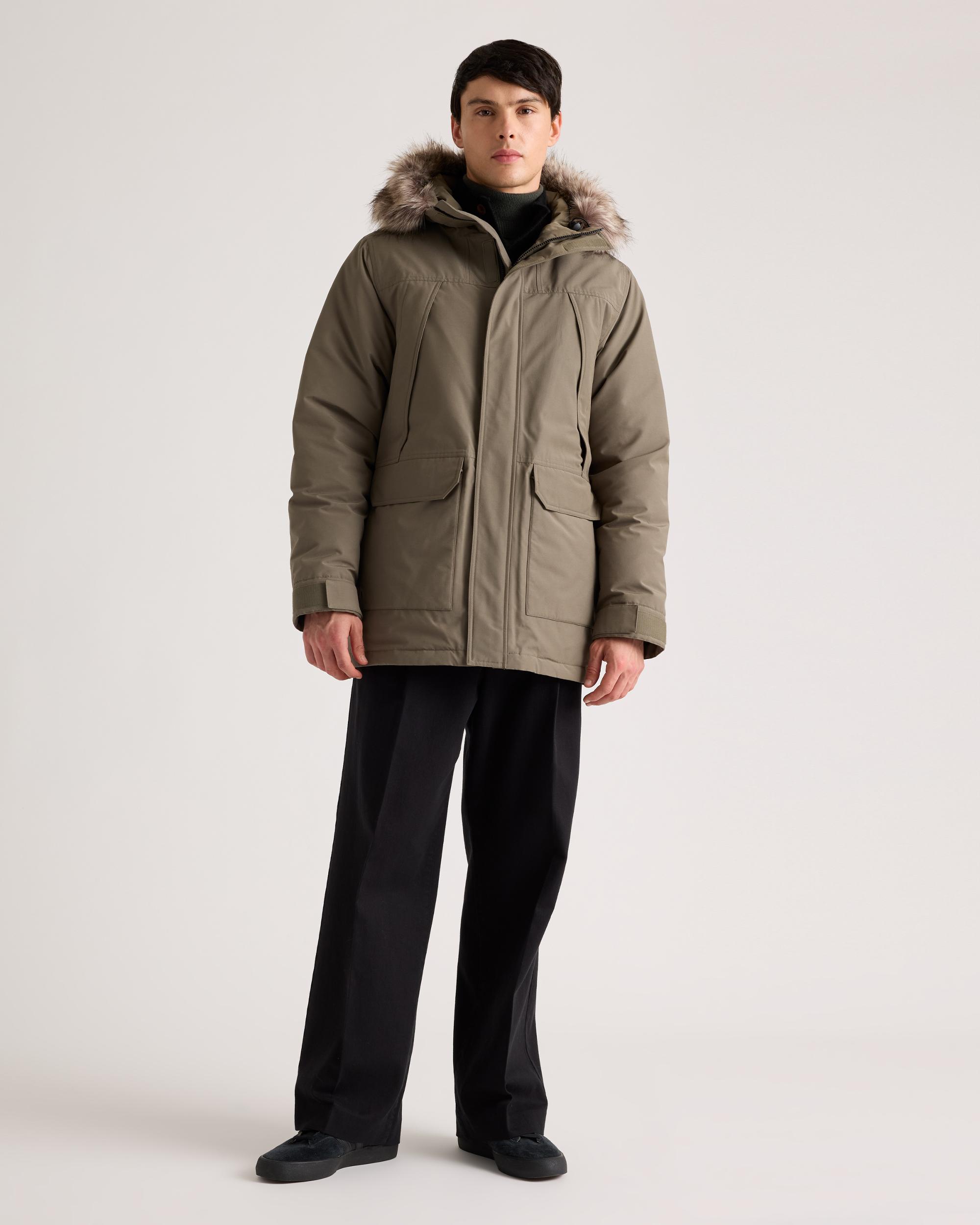 Quince | Men's Responsible Down Hooded Parka Recycled Polyester Product Image