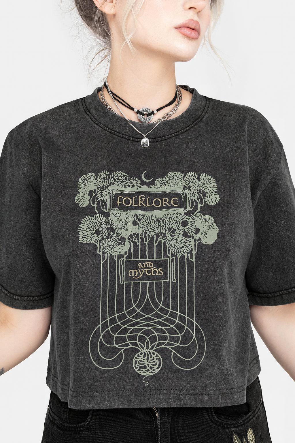 Folklore Boxy Crop T-shirt Product Image
