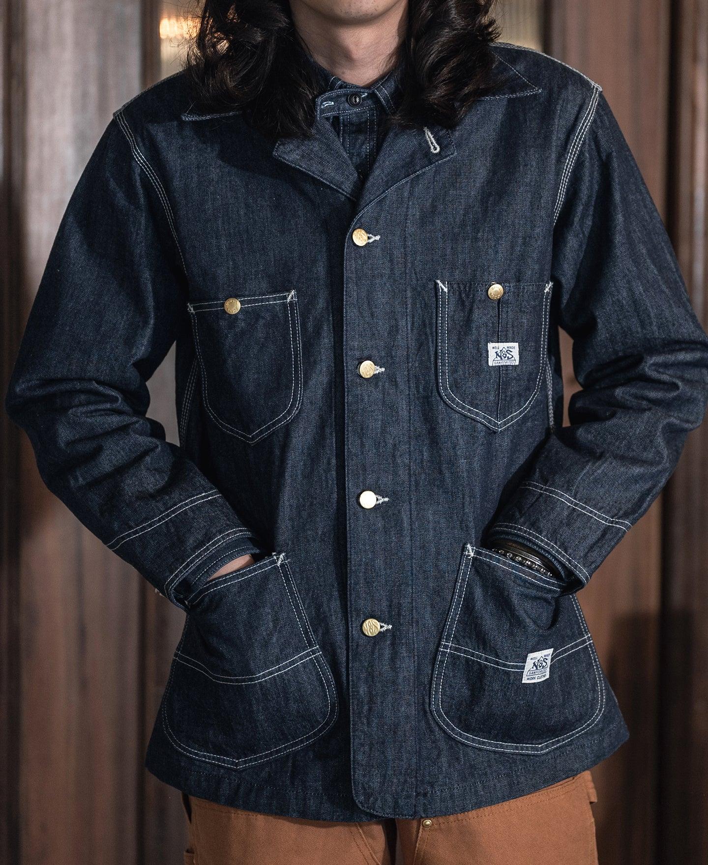 1936 91-J Railroad Work Denim Jacket Product Image