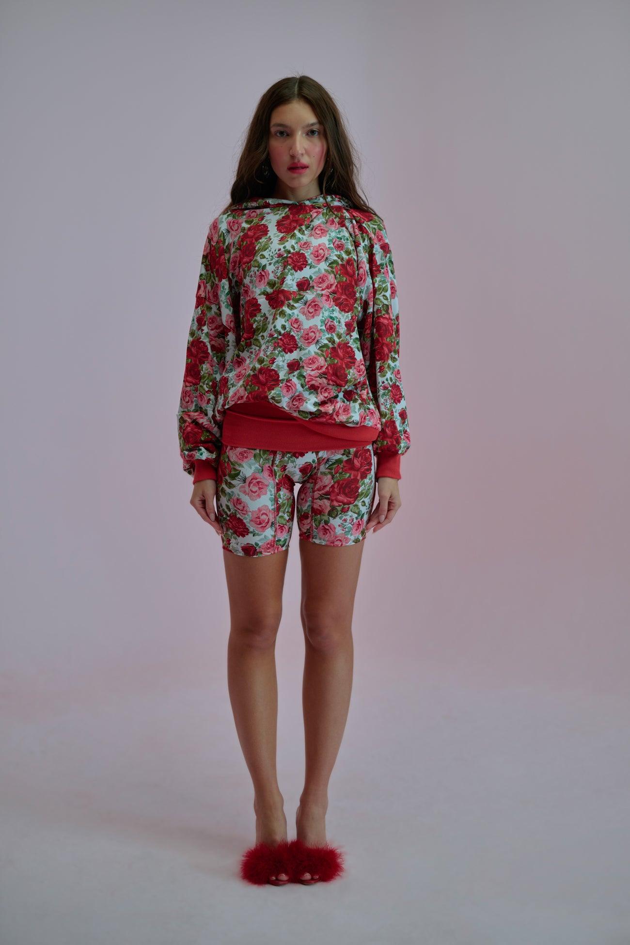 Roses Are Red Pillow Short Set Product Image