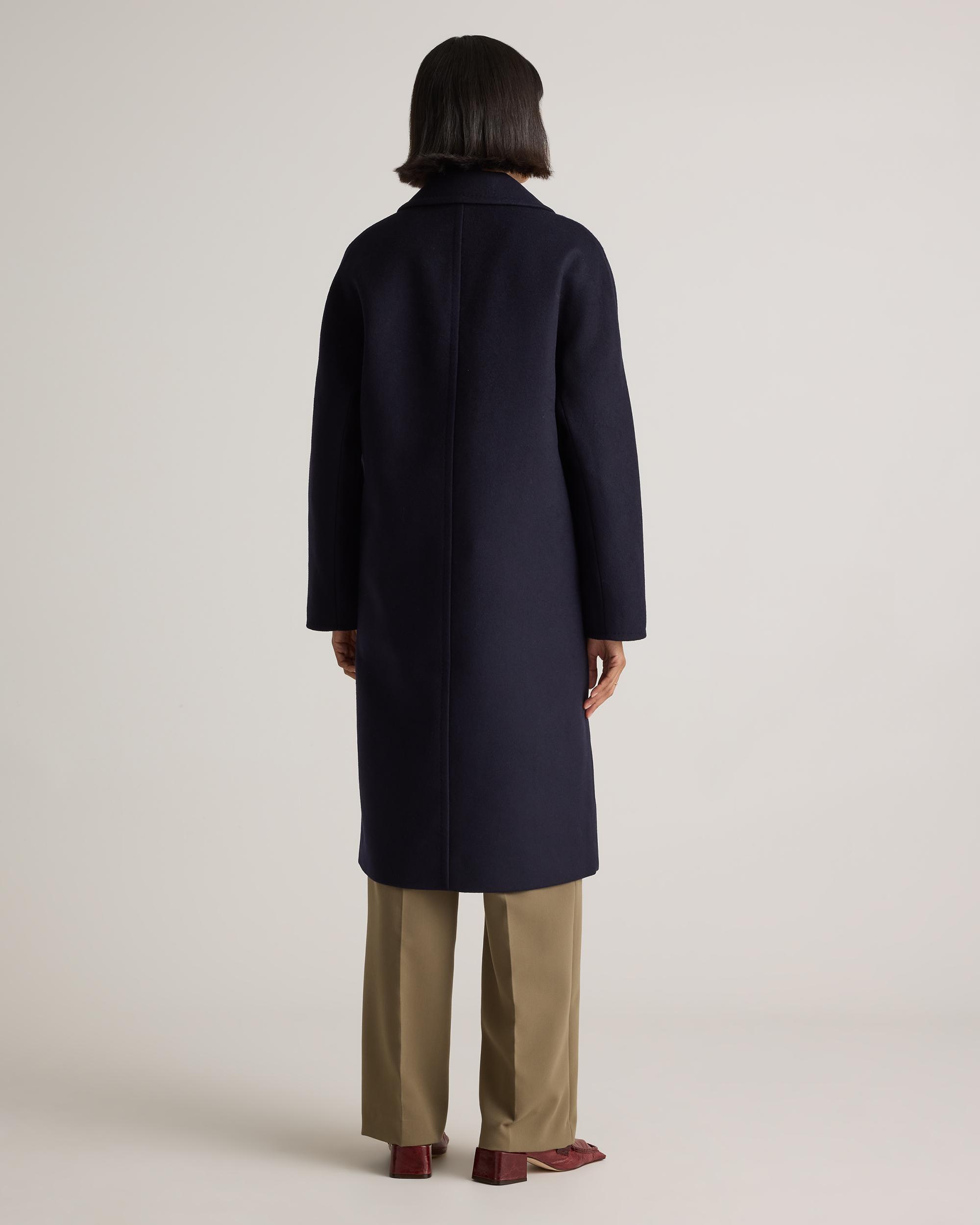 Quince | Women's Italian Wool Double-Breasted Slouch Coat Size XS Product Image