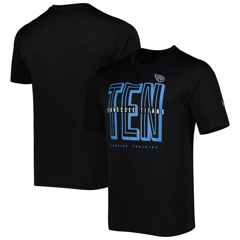 Men's New Era Black Tennessee Titans Scrimmage T-Shirt,  Product Image