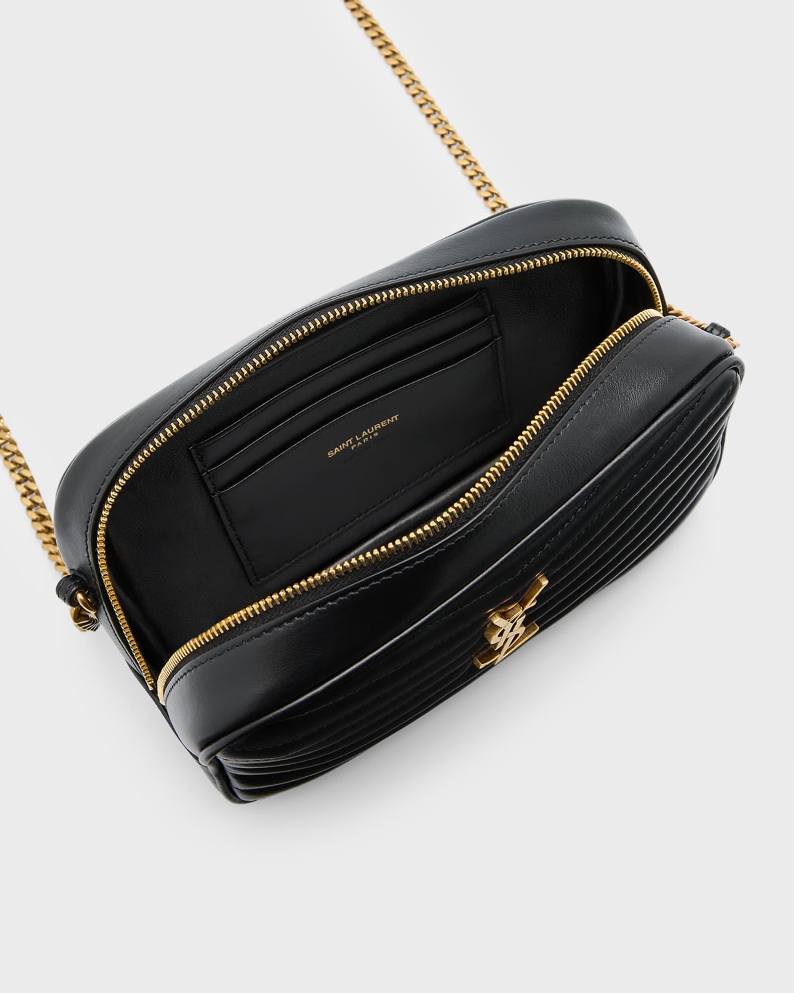 Lou Mini YSL Camera Bag in Smooth Quilted Leather Product Image