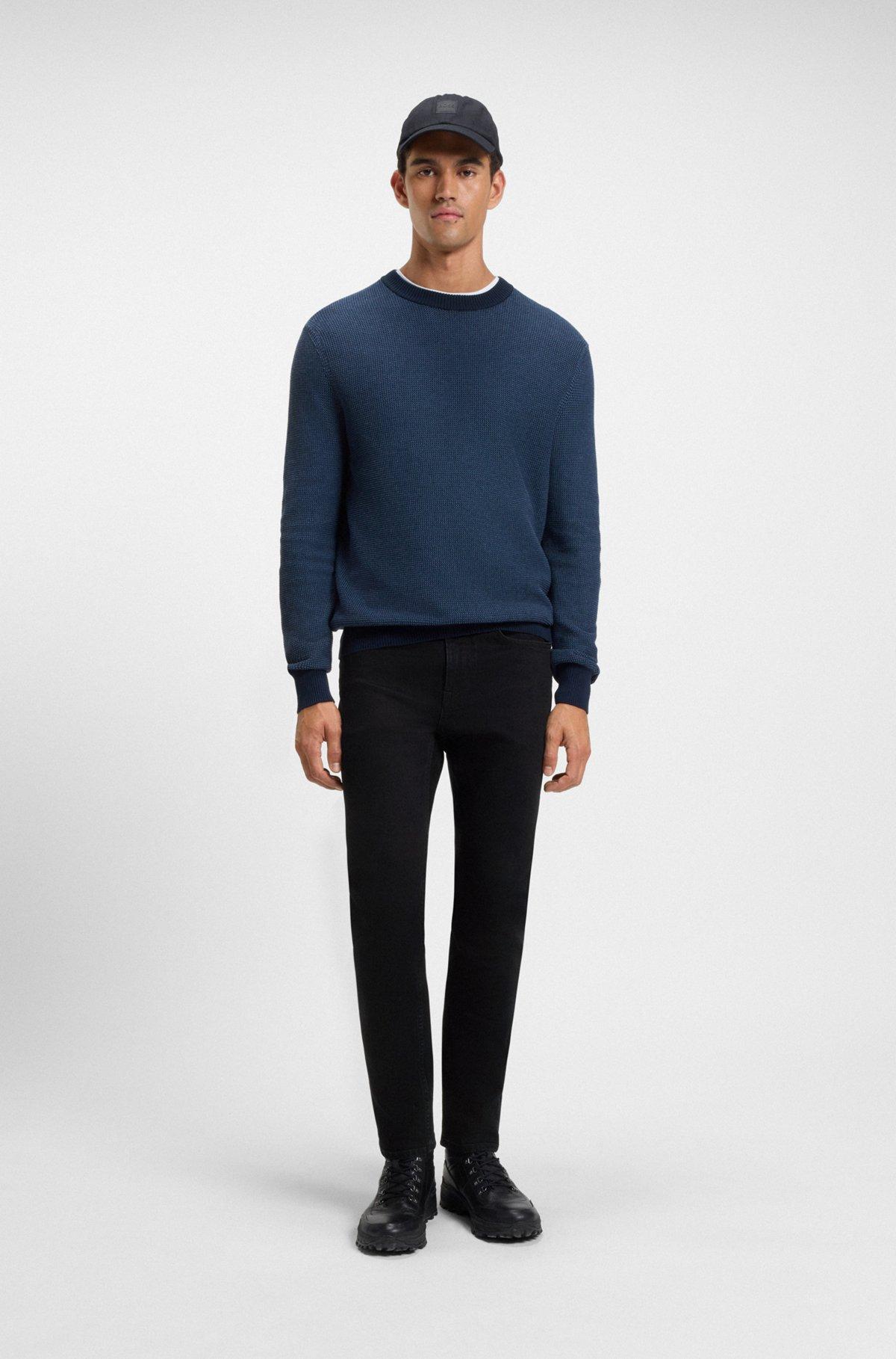 Slim-fit jeans in blue comfort-stretch denim Product Image