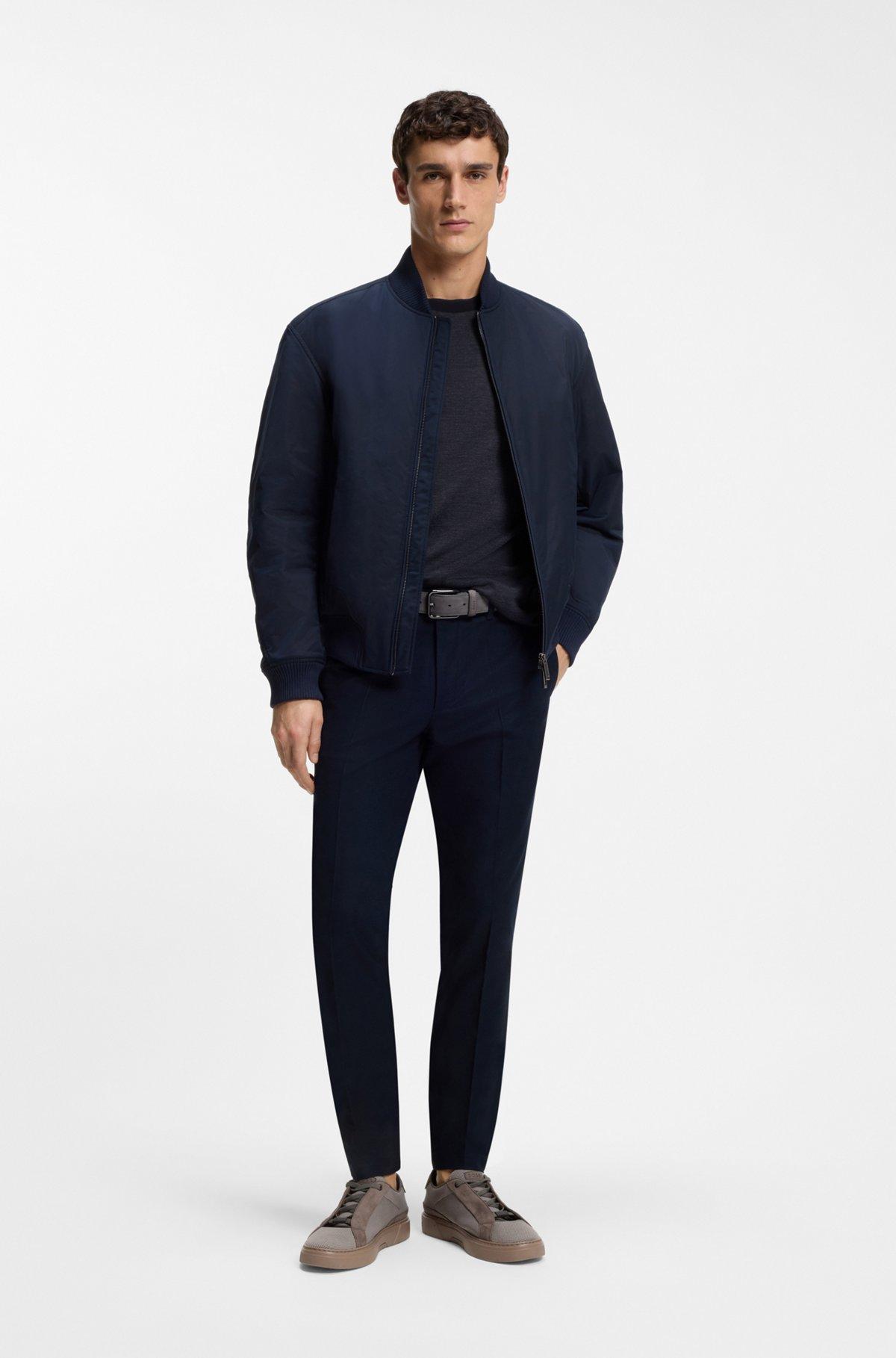 BOSS x ASTON MARTIN T-shirt in wool-cotton jacquard Product Image